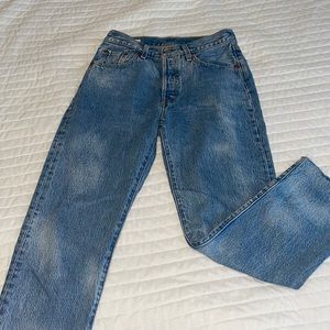 Levi 501 jeans acid wash
